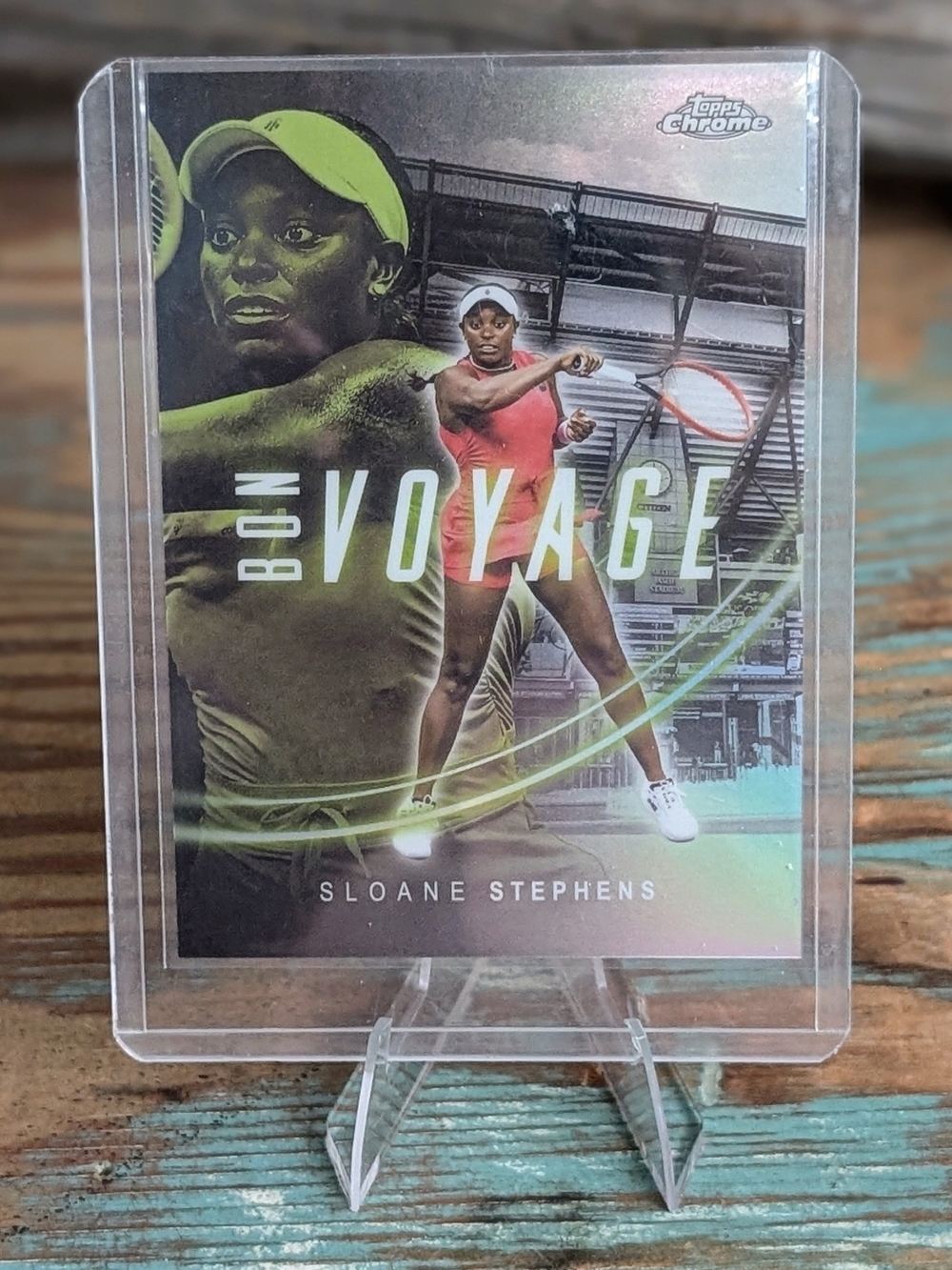2025 Topps Chrome Bon Voyage Case Hit Sloane Stephens #BVE-22